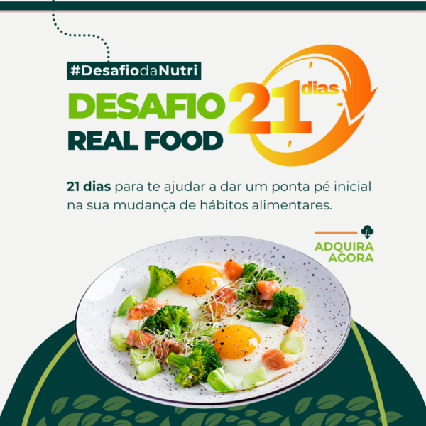 E-book Desafio Real Food 21 dias